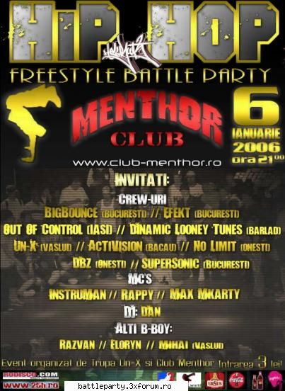 Detalii Event! - Battle Party!Primul eveniment din Vaslui destinat - Battle Party Vaslui